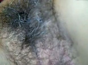 Hairy pusse an mature lady